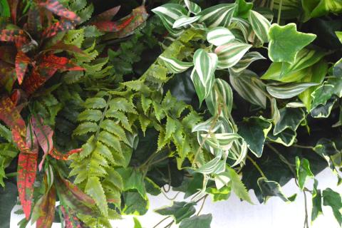 壁掛けアレンジ 横長（造花）Go-569