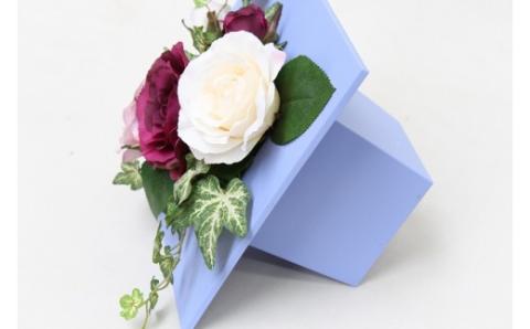 ローズフラワーアレンジ（赤）（造花）FA-963