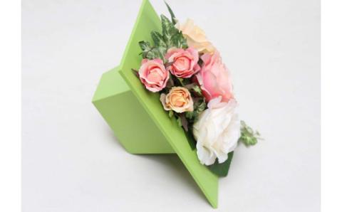 ローズフラワーアレンジ（ピンク）（造花）FA-967