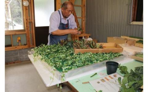 壁掛けアレンジ（造花）G-714