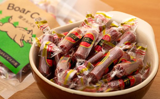 【年明けより発送開始！】四国カルストの麓で育った猪アヒージョ缶・猪カルパスセット ゆすはらジビエの里 ジビエ お手軽 おつまみ ボタン肉 いのしし イノシシ 獣 贈答 加工食品