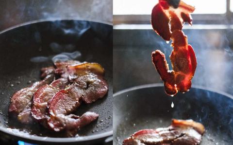 高知県産 ゆず豚or栗豚のベーコン（約480g）無添加 ブロック 高級 燻しベーコン 熟成 おつまみ 冷凍 ブランド 豚肉