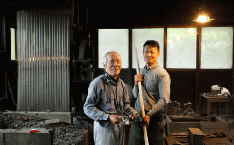 鍛治職人が作った 石垣の草取り 草抜き 道具 ガーデニング 雑草抜き