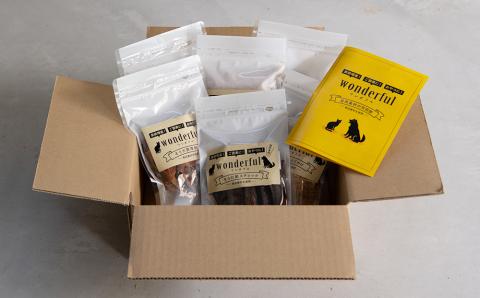 ペットのおやつ「wonderful」100g×6袋 自然素材の宗田節 かつお 国産 無添加 ペットフード おやつ 犬 猫 ヒューマングレード ペットおやつ