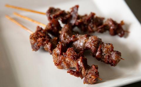 四万十鶏 ずり 串刺し 砂肝の唐揚げ 20本 温めるだけ 真空パック 土佐 高知 地鶏