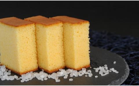 四万十の米粉カステラ【龍馬の太鼓判】プレーン＆ゆず半斤2本セット／Bmu-A39