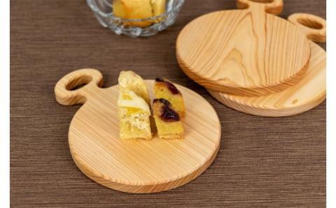 まあるく優しい木製カッティングボード（丸形 小3枚セット）／Ole-14