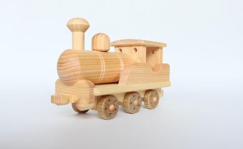 楽しいインテリアおもちゃ「フォレスト号」／Ole-24