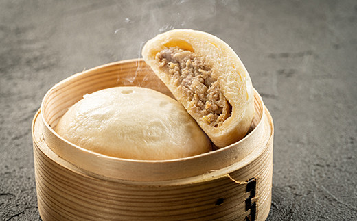 四万十町産ブランド豚のみ使用！道の駅 あぐり窪川の具だくさん豚まん／Qak-B01