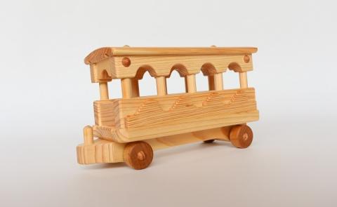 楽しいインテリアおもちゃ「フォレスト号」／Ole-24
