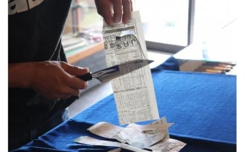 包丁研ぎ直し券3本分　土佐打刃物 黒鳥／Pkt-103