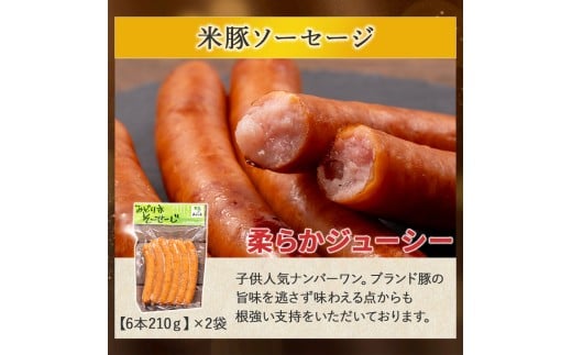 米で育った「しまんと米豚の食べ比べバラエティセット」合計1870g ／Qjs-22