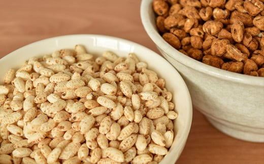 大ボリューム1.8kg　水車亭 ポン菓子セット(玄米ポン×2袋、ムギムギ×2袋)　お菓子 おかし ぽんがし ポンガシ 大容量 大量 セット おつまみ まとめ買い スナック 南国製菓／Ing-B04