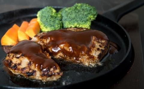 究極の黄金比！安心・無添加ハンバーグ5個セット ／Adf-B14