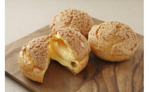 トースターで焼いて食べるたまご農場直営スイーツ！クッキーシュー（冷凍・4個入）【お届け日指定可能】／Gbn-A17
