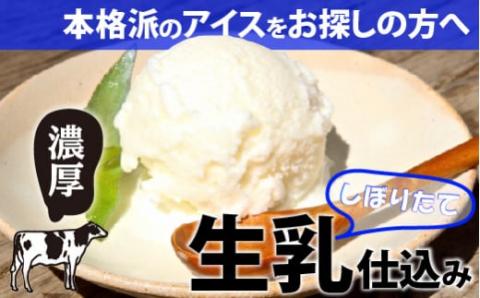 搾りたて生乳仕込みの濃厚ミルクアイス　フレッシュみるく6個セット／Qak-A32