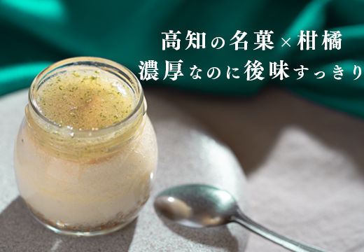 TOSAフロマージュ 瓶入りNYチーズケーキ 4個｜ミレービスケット ぶしゅかん 柑橘 濃厚 爽やか チーズ ちーず 高知の銘菓 ご当地 デザート お取り寄せ 新感覚スイーツ おやつ お菓子 甘い 高知スイーツ 土佐 楽しい おすすめ なめらか