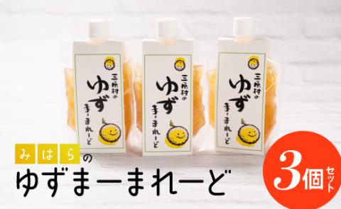三原村のゆずまーまれーど（３個セット）