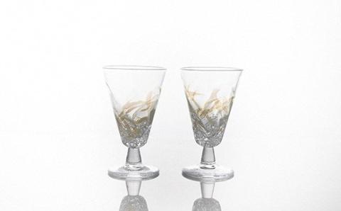 ［1372］アクア　ワイングラスセット