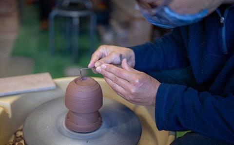 塩壷 どんぐり 日常屋 調味料入れ 食器 保存容器 塩 調味料 保存 セット キッチン用具 キッチン用品 キッチン雑貨 雑貨 陶器 高知県 黒潮町［1488］