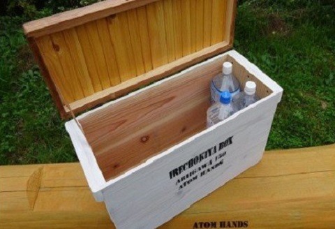 木製収納ボックス IRECHOKIYA BOX ホワイト 杉 ヒノキ 高知県産 収納ボックス 木箱 ウッドボックス 収納ケース 蓋付き 収納 2000mlペットボトル収納 12本収納 衣類収納 おもちゃ収納 キッズ収納 踏み台 踏み台兼用 木製踏み台 インテリア収納 白塗装 天然木 収納家具 木製ケース 木製コンテナ 5.8kg 345×630×250mm［1528］