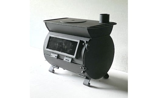 ツヨニー ストーブ DAXmini アウトドア 用 オーブン 内蔵型 薪 ストーブ （黒ステンレス煙突・ピザ 用 フライパン 付き）［1628］