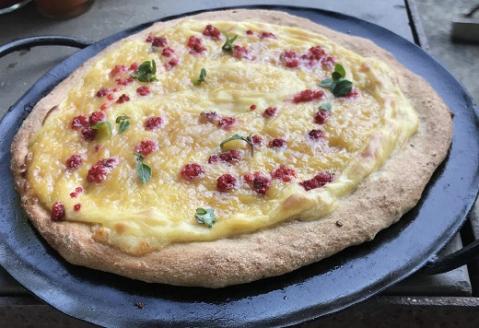 フライパン ピザ チャパティ 用 ツヨニー 調理器具 調理 料理 キッチン用具 キッチン 用品 キャンプ アウトドア 鉄 鉄製 鉄フライパン 高知県 黒潮町［1506-3］