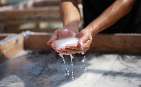 天日海塩 土佐 塩丸 白丸 200g×2袋 粗塩 粗い粒 天日塩 自然塩 海水塩 調味料 塩 小分けセット 白丸塩 振り塩 仕上げ塩 下味塩 料理用 塩 丸塩 粗粒 塩2袋 土佐の塩丸 高知 黒潮町 手作り塩 完全天日塩 塩ギフト 塩セット 塩 詰め合わせ しお 食塩 ［1515-2］