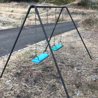 ブランコ 家庭用 2連式 ワイドタイプ ツヨニー ガーデニング 庭 アウトドア インテリア オブジェ お祝い プレゼント 簡単 組み立て 高知 高知県 黒潮町［(S)1590-2］