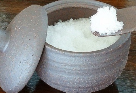 どんぐり の 塩壷 塩さじ 天日塩 2袋 付き 日常屋 食器 さじ 調味料入れ ツボ つぼ 壷 塩 セット 調味料 保存容器 陶器 高知県 黒潮町［1496］