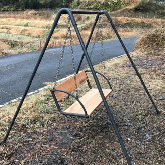 家庭用 ブランコ 2人乗り ワイドタイプ ツヨニー ガーデニング アウトドア アウトドアグッズ 天然木 アイアンウッド インテリア ぶらんこ おもちゃ プレゼント ギフト 贈り物 高知県 黒潮町［(S)1585-2］