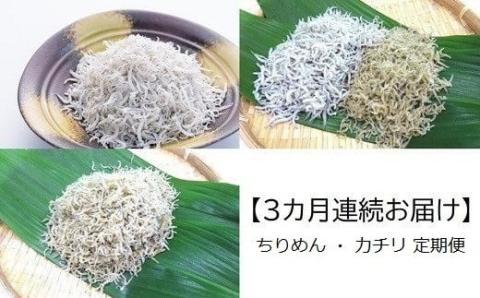 ちりめん ・ カチリ 定期便 【3カ月連続お届け】 ［(H)1467］