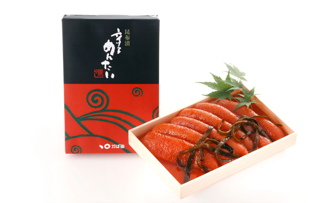 かば田 昆布漬辛子めんたい化粧箱詰(330g)