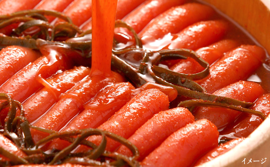 かば田 無着色昆布漬辛子めんたい化粧箱詰(330g)