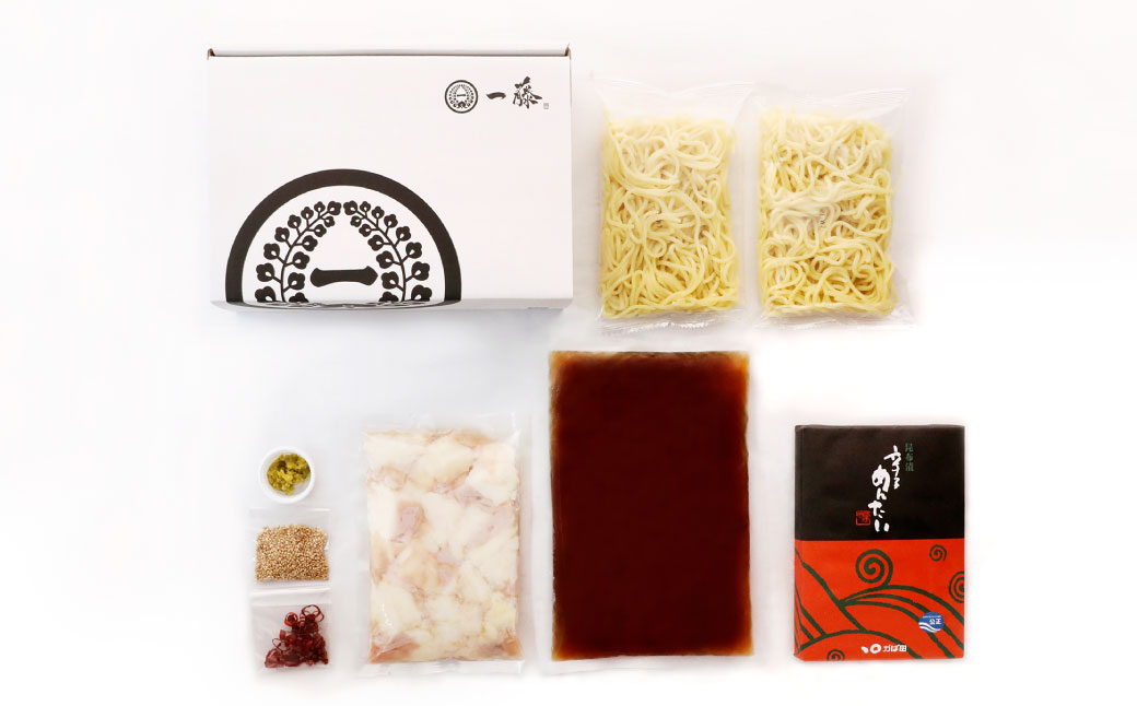 【かば田×もつ鍋一藤】 一藤 もつ鍋 セット 醤油味 （2～3人前） と かば田 の 昆布漬 辛子明太子 セット 詰め合わせ 福岡県