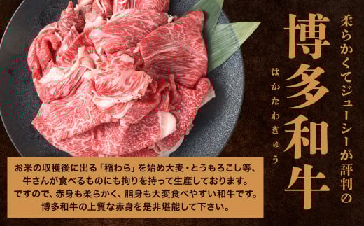 博多和牛 赤身のみ 上質 切り落とし 合計800g 和牛 牛肉 牛 肉 お肉 赤身 赤身肉 国産