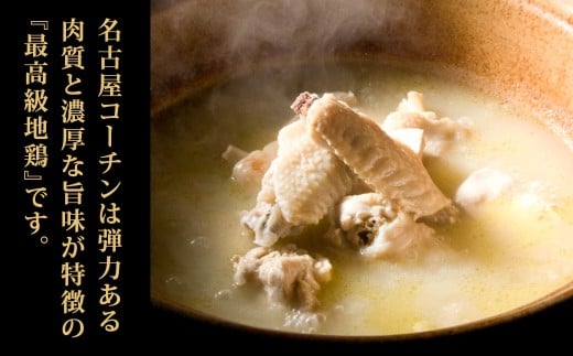 名古屋コーチン 地鶏水炊きコラーゲンセット 約600g