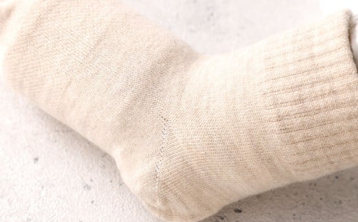 【ベージュ】 【22-25cm】 履き口ゆったり設計！締め付けが苦手な方におススメ！ふわぽかソックス 3足組 靴下 くつした くつ下 ソックス 福岡県 北九州市