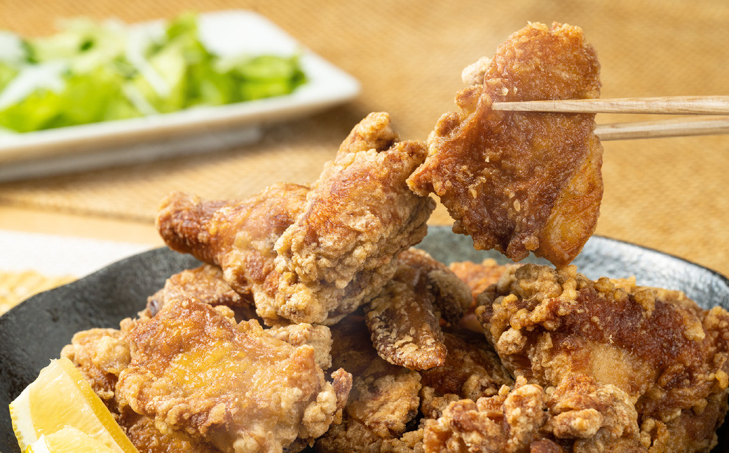 創業55年戸畑名物「勉強屋の唐揚げ1.5kg (300g×5パック)【骨無チキン】」※ふるさと納税限定パック