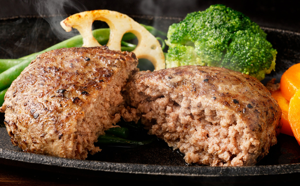 卸問屋のこだわり 手ごね 生ハンバーグ 100g×30個 計3kg デミグラスソース付き 合挽き