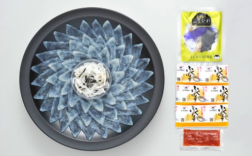 【指定日必須】 とらふく刺身セット (3人前)