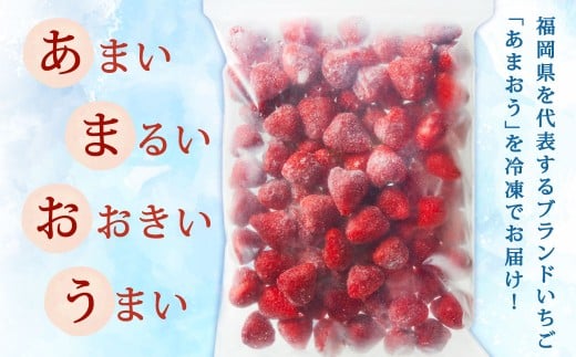 やまや 【濃厚な味わい！】 冷凍いちご 博多あまおう 約1kg
