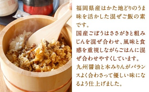 【常温】地どりめしの素 20個（40合）計40合分 鶏肉 鶏飯 混ぜご飯 はかた地どり ご飯 混ぜるだけ 簡単 時短 ごぼう 小分け レトルト