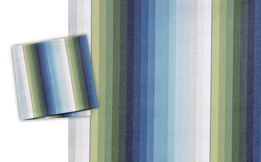 「小倉 縞縞」中風呂敷 #150空と大地と