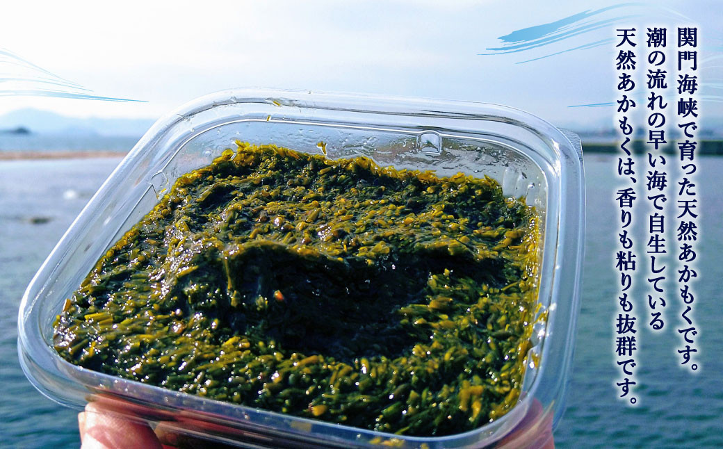 北九州 藍島産 あかもく ミンチ 80g×12個 計960g 天然