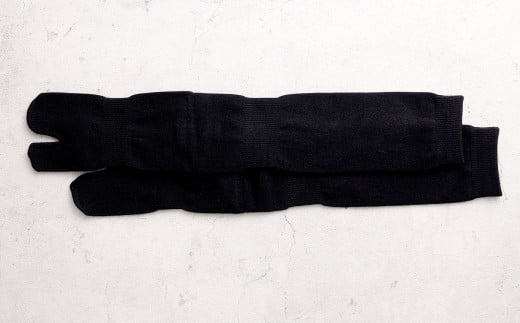 【ブラック】 【24-27cm】 極上ソックス！極 綿足袋 ハイソックス 2足組 靴下 くつした くつ下 ソックス 福岡県 北九州市