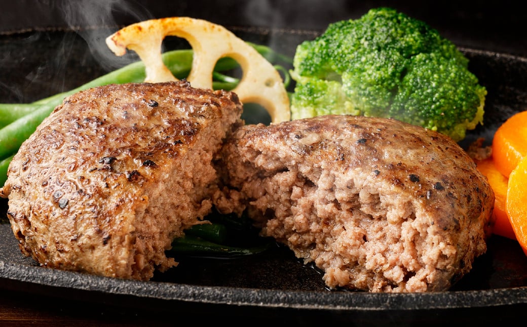 肉屋の拘り 牛100％ 手ごね 生ハンバーグ 100g×30個 計3kg デミグラスソース付き