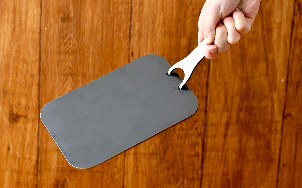 CGK 鉄板 黒皮 2～3人サイズ フラット形状 板厚 4.5mm ラージメスティン収納可 アウトドア