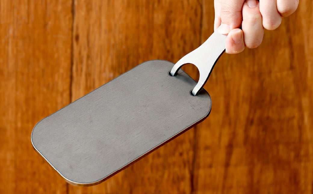 CGK 鉄板 黒皮 1人サイズ フラット形状 板厚 4.5mm メスティン収納可 アウトドア