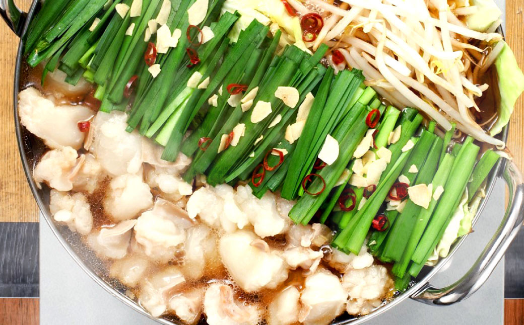 博多もつ鍋食べ比べ1人前セット（醤油味・味噌味）